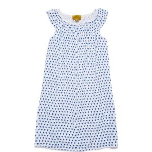 NWT Roller Rabbit girls blue hearts marina nightgown- size 12 sold out